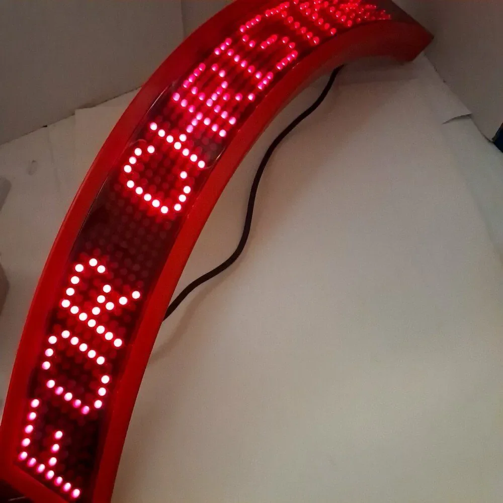 Mr. Christmas SING ALONG With SANTA‎ banner display screen electronic red Part